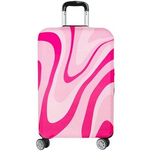 Lattlefnki Luggage Covers for Suitcase Elastic Suitcase Covers Luggage Protector Anti-scratch Fits 18-20 Inch Pink