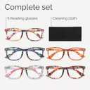 CCVOO Reading Glasses for Women/Men, Eyeglasses, Blue Light Readers for Women/Men, Computer Eye Glasses, Cheaters