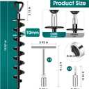 Ground Anchors Screw in, Heavy Duty Ground Trampoline Stakes High Wind Tent Stakes for Tent, Trampoline, Gazebo, Carport, Trap Anchor, Canopies, Swing Set