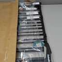 Babelio Baby Gate for Stairs & Doorways, 26-43" W 34" H Extra Tall| No Bottom Bar| Easy Installation| One-handed Operation| Auto-close| Hardware Mount (Drill Needed) Safety Dog/Pet Gate Indoor (Black)