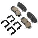 ACDelco Gold 17D1404CHF2 (19428006) Ceramic Front Disc Brake Pad Kit