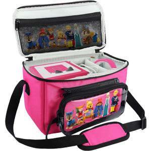 Annmore Carrying Case for Toniebox 1 and 2, with Compartment for Tonies Figures, Charger and Headphones, compatible with Yoto Player and Cards, Pink