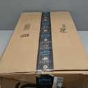 Amgo Heavy Duty 18' x 20' Beige Sun Shade Rectangle Pro Ring Shade Sail, 260 GSM Commercial Grade UPF50 Sunshade, Reinforced Corners & Edges 