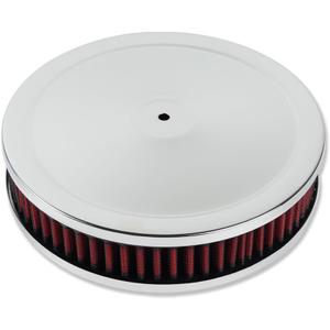 9" x 2" Round Muscle Top Air Cleaner with Red Washable Element For Chevy Ford Mopar 9" x 2" Round Muscle Top Air Cleaner with Red Washable Element For Chevy Ford Mopar