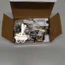 Goldenwarm Black Exterior Door Lock Set, Square Contemporary Matte Black Door Knob and Deadbolt Set, Heavy Duty Door Locks for Front Door (1 Pack)