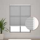 Changshade Cordless Cellular Shades, Light Filtering Honeycomb Blinds for Indoor Windows Bedroom, Pull Down Pleated Accordion Blind Easy Install, Shade Size 29" Wx72 H, Gray