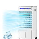 Lifecreek Portable Air Conditioner, 3-IN-1 Evaporative Air Cooler w/3.2Gal Tank, 4 Modes & 3 Speeds, 12H Timer, 6 Ice Packs, Remote Control, Windowless Swamp Cooler for Bedroom, Home, No Hose Needed