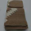 Farmhouse Kitchen Rugs Sets of 2, Beige Kitchen Mat Set for Floor Non-Slip Washable, Absorbent Resist Dirt Polypropylene Large Long Runner Rug, Western Boho Rug for Sink, 24x35+24x59