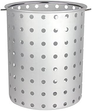 CHARD AFB-30 Aluminum Frying Basket Pots, 30-Quart, Stainless Steel