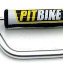 Motorcycle Handlebar 7/8" 22mm Motocross Moto Bar with Foam Pad For CRF YZF KXF KLX RMZ DRZ Dirt Pit Bike Use T6-6061 Aluminum (Silver)