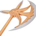 Divine Axe Anime Seven Deadly Sins， All Metal 1:1 Cosplay Anime Game Props, 47.2 (Gold)