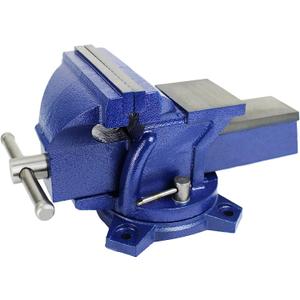 HFS Heavy Duty Bench Vise - 360 Swivel Base with Lock, Big Size Anvil Top (4'')