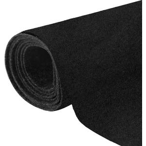 78"x25" Black Underfelt Carpet for Speaker,Sub Box Carpet, Auto,RV,Boat,Marine,Truck,Car Trunk Felt Liner Carpet