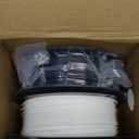 Creality 2kg Black & White PLA 1.75mm Filament Bundle for 3D Printing with No-Tangling Strong Bonding and Overhang Performance, Accuracy +/- 0.02mm