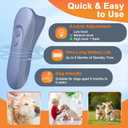 Dog Bark Deterrent Device,Anti-Barking Device,Up to 15Ft Long Range & Rechargeable Bark Control,Stop Barking Dog Devices,Safe for Dogs Training,Indoor & Outdoor（Purple）