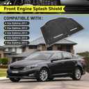 Front Engine Splash Shield Compatible with Kia Optima 2011-2015 2.0L/2.0T/2.4L Under Cover Front Engine Guard Mud Flaps Directly