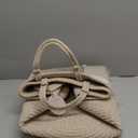 Modern Granny Extra Large Cotton Rope Laundry Hamper 16x22 Inch Dual Secure Woven Handle for Living Room Closet Clothes Blanket Organization