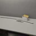 42-72 Inches Adjustable Arched Curved Shower Curtain Rod with 12 Pcs Shower Curtain Rings for Bathroom, Fitting Room, or Kitchen, Wall Drill Needed, Easy Installation, Satin Nickel