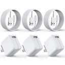 [3 Pack] iPad Charger, iPhone Charger MFi Certified Long Lightning Cable 10 Foot Lightning Charging Cord with 12W Wall Foldable Block Portable Travel Plug Charging for iPad/iPadMini/iPadAir, iPhone