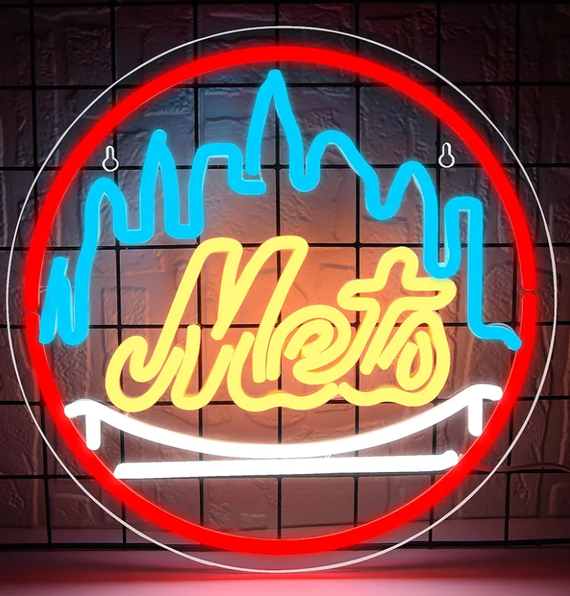 Baseball Neon Sign for Wall Decor Baseball LED Light Up Sign Baseball Wall Decor Sports Neon Lights for Club Bedroom Man Cave Bar Sports Gifts for Men Teen Boys Fans, Size 13.4 * 13.4 inch (FMXD151)