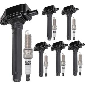 UF648 Ignition Coil Pack 05149168AI And Iridium Spark Plug Set Of 6 Fit For Dodge Grand Caravan,Charger,Journey,Challenger,Durango 2011-2023&Jeep 2014-2022&Chrysler 2011-2023&Ram 2012-2023 3.6L V6