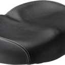 Schwinn Comfort Bike Seat, Quilted or Foam Padded Bike Saddle, Various Styles, Weather-Resistant Cover, Easily Attaches to Most Standard Seatposts (Commuter/Foam Noseless)