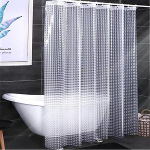 jssablo Clear Shower Curtain Liner, 100% Waterproof EVA 3D Shower Curtains with 3 Duty Heavy Bottom Magnets and 12 Rust Proof Grommets, 72x72 Weighted Shower Liner for Shower Stall, Bathtubs