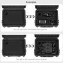 Waterproof Hard Case Compatible with Insta360 X4 Action Camera, Travel Carrying Case with Double Layers Holds Camera, Batteries, Charging Hub, Selfie Stick and Accessories