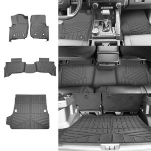 Titibett Floor Mats Trunk Liner Fit for 2025-2026 Toyota 4Runner 5-Seat Only Gas Floor Protector Trunk Cover Cargo Mat Compatible with 4Runner Interior Accessories, 4PCS