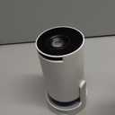 [Built-in Apps & 2026 Upgraded] Mini Projector with WiFi 6 and Bluetooth 5.4 Support 4K 1080P Auto Keystone 180 Rotatable Projector Portable Compatibile with HDMI/TV Stick/Memory Stick/Laptop, White