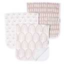 Copper Pearl Baby Burp Cloth Large 21''x10'' Size Premium Absorbent Triple Layer 3-Pack Gift Set Bliss
