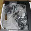 Hovadova Computer Tower Stand with Charge Station and USB Charging Port - Height Adjustable PC Tower Stand, Under Desk CPU Holder Cart with Locking Caster Wheels for Fits Most PC (17.32", Brown)