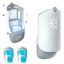 Pestcon Flying Insect Trap Indoors, Gnat Killer Indoor Captures Fruit Flies, Mosquito and Gnats, Gnat Traps for House Indoor (1 Plug-in Base