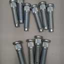 Dorman 610-346 Front 9/16-18 Serrated Wheel Stud - 0.625 in. Knurl, 2-9/16 in. Length Compatible with Select Dodge/Ford Models, 10 Pack (Made in USA)