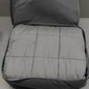 Kivik Breathable Weighted Blanket for Adults, 15 lbs Ultra Soft Minky Dot Heavy Blankets, Reversible Cooling and Warm Blanket for All Seasons, Machine Washable, 60"x80" Queen Size, Grey