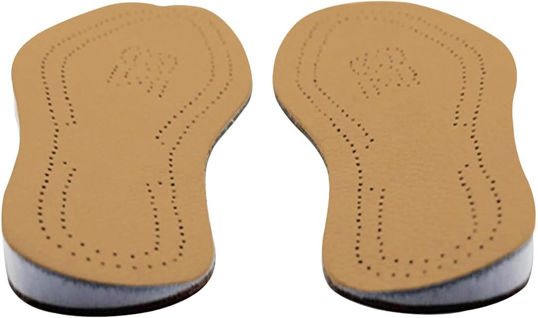 Supination Insoles,O/XO Leg Orthopedic Corrective Brown Insoles,for Foot Alignment,Metatarsalgia,Bow Legs,Posture Improve,for Men and Women(Color: Supination,Size: 43/44)