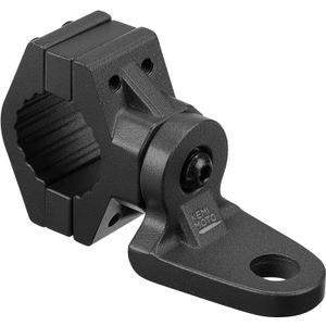 KEMIMOTO ATV Whip Mount, Heavy Duty Light Flag Mounts Fit for 0.875"/1"/1.125" Handlebar Rack Bar, Whip Light Mounting Bracket for ATV E-Bike Gocart- 360 Rotating Flag Hole, 1 Pack