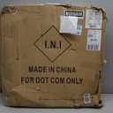 Urban Lifestyle Faux Fur Saucer Chair, Foldable Cozy Accent Chair for Kids, Teens & Adults, Gaming Chair Dorm Chair Bedroom Chair, Metal Frame, Black Faux Fur Seat