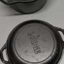 Lodge 5 Quart Cast Iron Double Dutch Oven  Pre-Seasoned  Lid Converts to 10.25" Skillet  PFAS-Free  Made in USA  Dual Handles  Oven, Grill, Campfire & Stovetop Safe  Durable & Non-Toxic