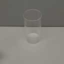 WGVI Hurricane Candle Holder Sleeve, Wide 4", Height 8", Clear Glass Cylinder Candleholder, Chimney Tube, Open Ended Candle Shade, 1 Piece