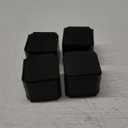 Bed Risers Furniture Risers Heavy-Duty Rectangular Adjustable Block Lift to 3 inches and 4.3 inches Desk, Sofa, Chair Legs, Refrigerator, Washing Machine Support up to 4000 pounds (two layers 3inches, Black-square)