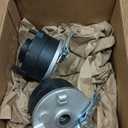 Front Drum Brake Wheel Hub with 3 Stud Drum Brake Housing + Shoes (Left & Right) Aftermarket Parts Fit for 50cc 70cc 90cc 110cc 125cc Taotao Sunl ATV Quad 4 Wheel Motorcycle.