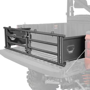 KEMIMOTO Bed Tailgate Compatible with 2017-2025 Polaris Ranger 1000 XP/Crew 2020-2025 Ranger 1000 / Crew UTV Cargo Tailgate Bed Extender