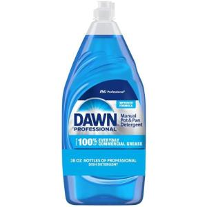Dawn Professional Manual Pot & Pan Detergent, Tough on 100% of Everyday Commercial Grease (1.12L, 38 Fl oz)