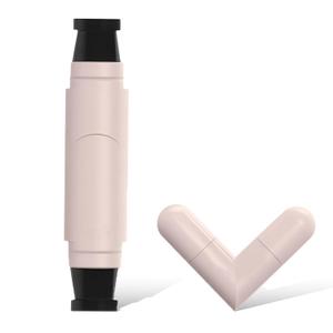 Eyeliner Stamp, Gel Eyeliner Set, Double-Ended Winged Stamp Set, Foldable Smudge-Proof Waterproof Eyeliners Tool, for All Eye Beginners Eyeliners, Easily Draw Exquisite Makeup Look (Black)