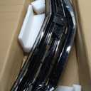 Front Upper and Lower Grille Set Chrome Black 2Pcs Replacement for Impala 2014 2015 2016 2017 2018 2019 2020