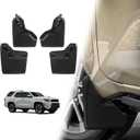 Muslogy Mud Flaps Splash Guards Compatible with Toyota 4Runner 2025 2026 Accessories 6Gen 4Runner Front and Rear Mud Guards 4PCS Drilling Heavy Duty Fender Mudguards Kit with Hardware Accessories