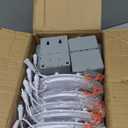 12-Pack 6 Inch LED Recessed Lights 6500K Daylight Ultra-Thin Canless Wafer Downlight with Junction Box, 12W 1050LM Ceiling Lights for Kitchen Living Room Hallway Office&FCC