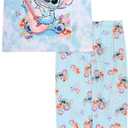 Disney girls 2-piece Loose-fit Pajama Set, Princess Pajamas, Soft & Cute for Kids (4, My Happy Place)