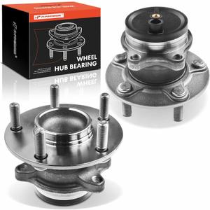A-Premium 2 x Rear Wheel Bearing and Hub Assembly with 5-Lug Compatible with Mitsubishi Outlander 2013-2020, Outlander Sport 2013-2020, Eclipse Cross 2018-2020, RVR 2012-2019, FWD Only